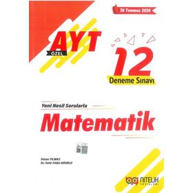 AYT Matematik Özel 12 Deneme Sınavı Kollektif Nitelik Yayınları