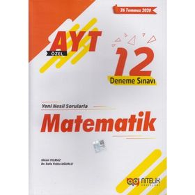 AYT Matematik Özel 12 Deneme Sınavı Kollektif Nitelik Yayınları