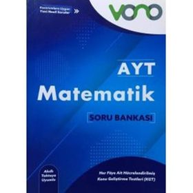 AYT Matematik Soru Bankası Vono Yayınları