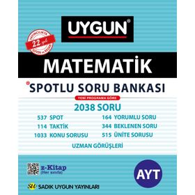 AYT Matematik Spotlu Soru Bankası Sadık Uygun Yayınları