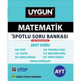 AYT Matematik Spotlu Soru Bankası Sadık Uygun Yayınları