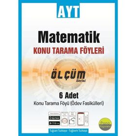 AYT Matematik Tarama Föyleri 6 Fasikül Pano Yayinevi
