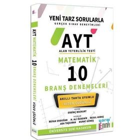 AYT Matematik Video Çözümlü 10 Branş Denemeleri Yargı Lemma Yayınları
