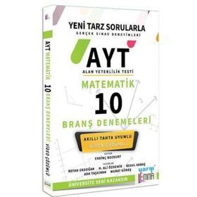 AYT Matematik Video Çözümlü 10 Branş Denemeleri Yargı Lemma Yayınları