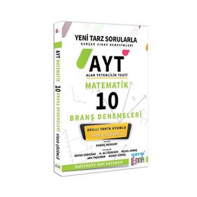 AYT Matematik Video Çözümlü 10 Branş Denemeleri Yargı Lemma Yayınları