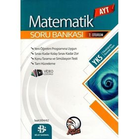 AYT Matematik Video Çözümlü Soru Bankası Bilgi Sarmal Yayınları