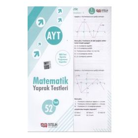 AYT Matematik Yaprak Testleri Nitelik Yayınları