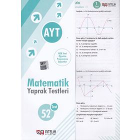 AYT Matematik Yaprak Testleri Nitelik Yayınları