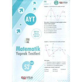 AYT Matematik Yaprak Testleri Nitelik Yayınları