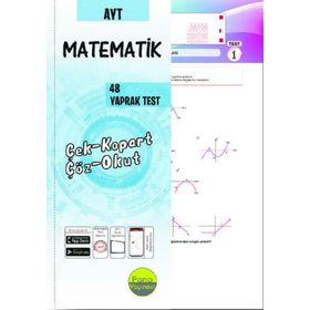 AYT Matematik Yaprak Testleri Nitelik Yayınları