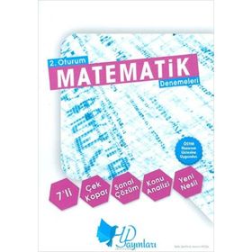 AYT Matematik Yedili Denemeleri Hyd Yayınları