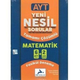 AYT Matematik Yeni Nesil 6+2 Denemesi Tamamı Çözümlü-Paraf Yayınları