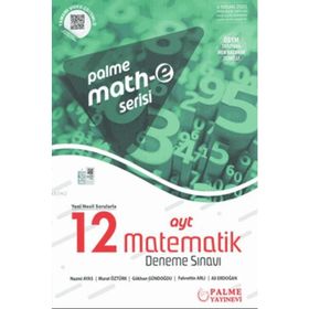 AYT Math-e Serisi Matematik Deneme Palme Yayınları