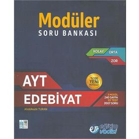 AYT Modüler Edebiyat Soru Bankası Eğitim Vadisi Yayınları