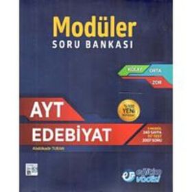 AYT Modüler Edebiyat Soru Bankası Eğitim Vadisi Yayınları