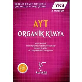 AYT Organik Kimya YKS 2.Oturum Karekök Yayınları