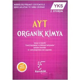 AYT Organik Kimya YKS 2.Oturum Karekök Yayınları