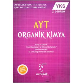 AYT Organik Kimya YKS 2.Oturum Karekök Yayınları