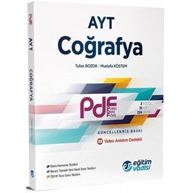 Ayt Pdf Cografya Video Anlatım Destekli Soru Bankası Egitim Vadisi Yayınları