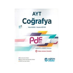 Ayt Pdf Cografya Video Anlatım Destekli Soru Bankası Egitim Vadisi Yayınları