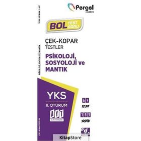 AYT Psikoloji - Sosyoloji - Mantık Yaprak Testi Komisyon Pergel Yayınları