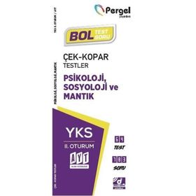 AYT Psikoloji - Sosyoloji - Mantık Yaprak Testi Komisyon Pergel Yayınları
