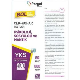 AYT Psikoloji Sosyoloji ve Mantık Çek Kopar Testler - Pergel Yayınları