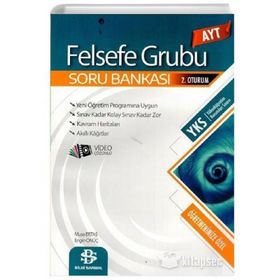 AYT Sarmal Felsefe Grubu Soru Bankası Bilgi Sarmal Yayınları