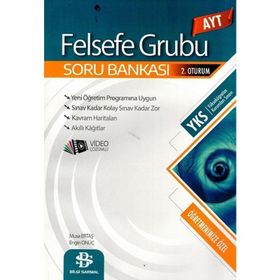 AYT Sarmal Felsefe Grubu Soru Bankası Bilgi Sarmal Yayınları