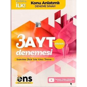AYT Sayısal 3 Deneme-ENS Yayıncılık