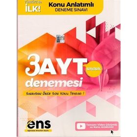 AYT Sayısal 3 Deneme-ENS Yayıncılık