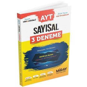 Ayt Sayısal 3 Deneme Matematik Fen Bilimleri Miray Yayınları