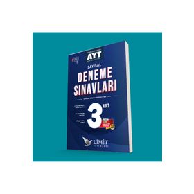 AYT Sayısal 3'lü Deneme Sınavları - Limit Yayınları
