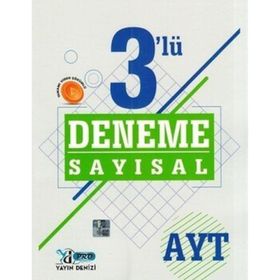 Ayt Sayısal 3'lü Pro Deneme-Yayın Denizi Yayınları