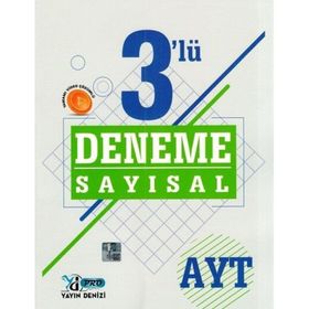 Ayt Sayısal 3'lü Pro Deneme-Yayın Denizi Yayınları