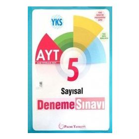 AYT Sayısal 5 Deneme Sınavı Palme Yayınları