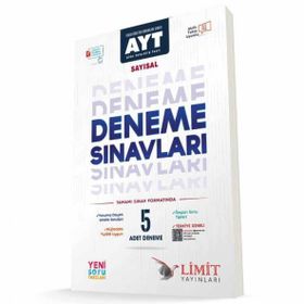 Ayt Sayısal 5'li Deneme Limit Yayınları