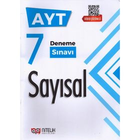 AYT Sayısal 7 Deneme Sınavı Nitelik Yayınları