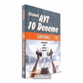 AYT Sayısal Çözümlü 10 Deneme Delta Kültür Yayınları