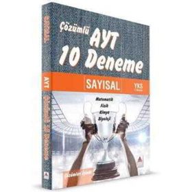 AYT Sayısal Çözümlü 10 Deneme Kollektif Delta Kültür Yayınevi
