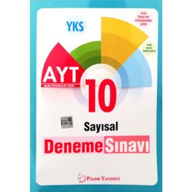 AYT Sayısal Deneme Sınavı 10 Deneme Seti - Palme Yayınevi