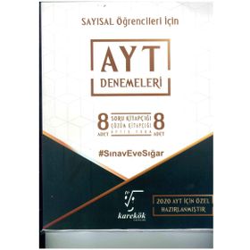 Ayt Sayısal Özel 8'li Paket Deneme Karekök Yayınları
