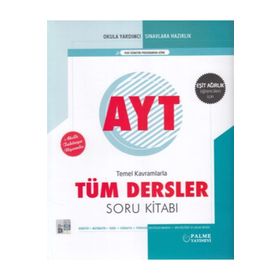 Ayt Sayısal Temel Kavramlarla Tüm Dersler Soru Kitabı-Palme Yayınları