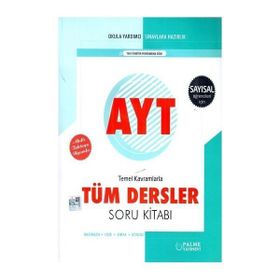 Ayt Sayısal Tüm Dersler Soru Kitabı 2324 - Palme Yayınları
