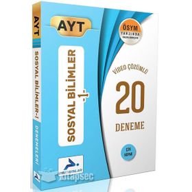 AYT Sosyal Bilimler 1 Video Çözümlü 20 Denemesi Prf Paraf Yayınları