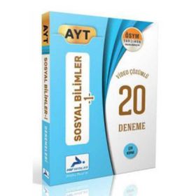 AYT Sosyal Bilimler 1 Video Çözümlü 20 Denemesi Prf Paraf Yayınları
