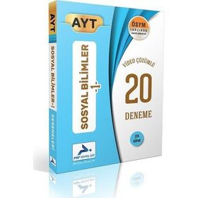 AYT Sosyal Bilimler 1 Video Çözümlü 20 Denemesi Prf Paraf Yayınları