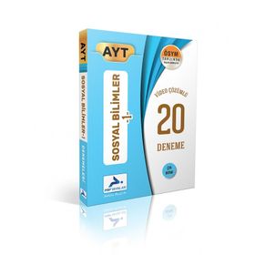AYT Sosyal Bilimler 1 Video Çözümlü 20 Denemesi Prf Paraf Yayınları