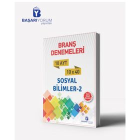 Ayt Sosyal Bilimler 2 10 Lu Denemeleri-Başarıyorum Yayınları