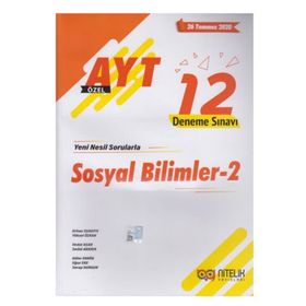 AYT Sosyal Bilimler 2 12 Deneme Sınavı Nitelik Yayınları